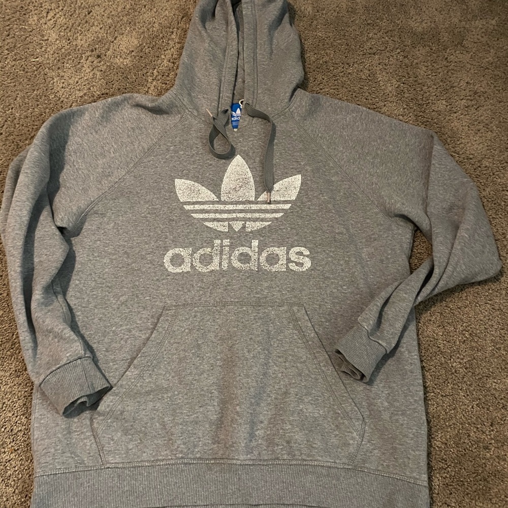 Gray Adidas Hoodie